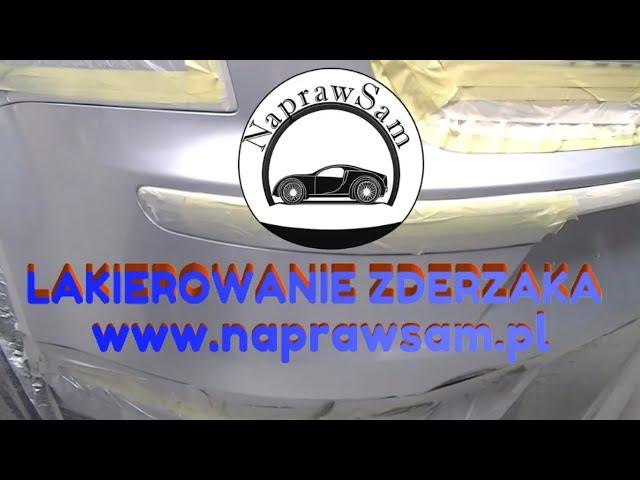 NaprawSam - Jak lakierować sprayem. Lakierowanie zderzaka, łuszczący się, lakier i odpryski.