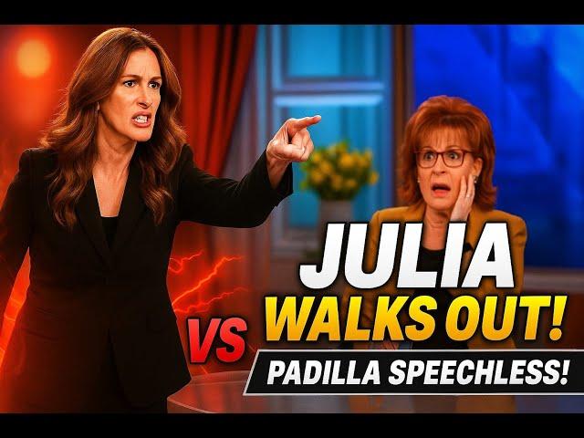 JULIA ROBERTS WALKS OFF THE VIEW! Full Showdown with Joy Behar Shocks Hollywood