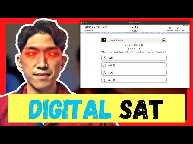 [Digital SAT Math] Study Guide To 700+ For AVERAGE Students (2024)