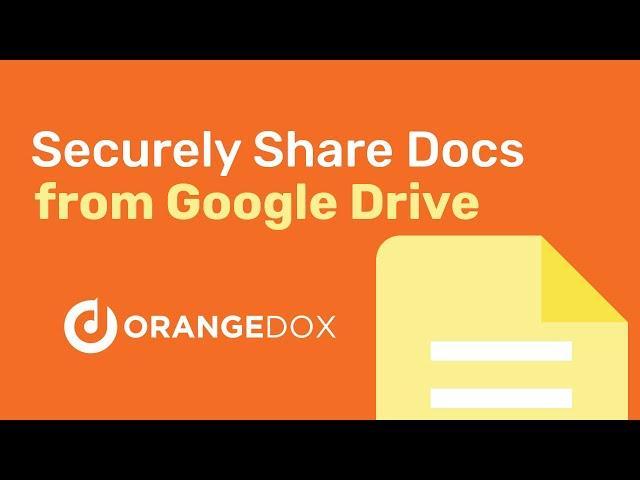 Securely Share your Google Docs