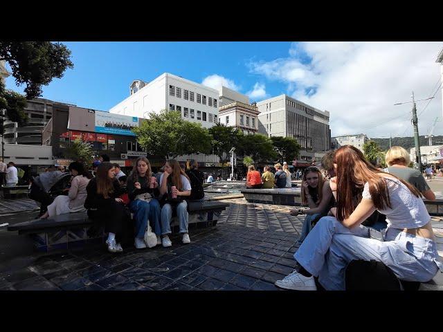 (4k) Walk | Cobblestone Park/Vic Uni Te Aro Campus - Te Aro Park | Cuba Dupa Wellington 2023