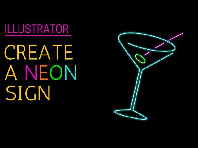 Make a Neon Sign in Illustrator
