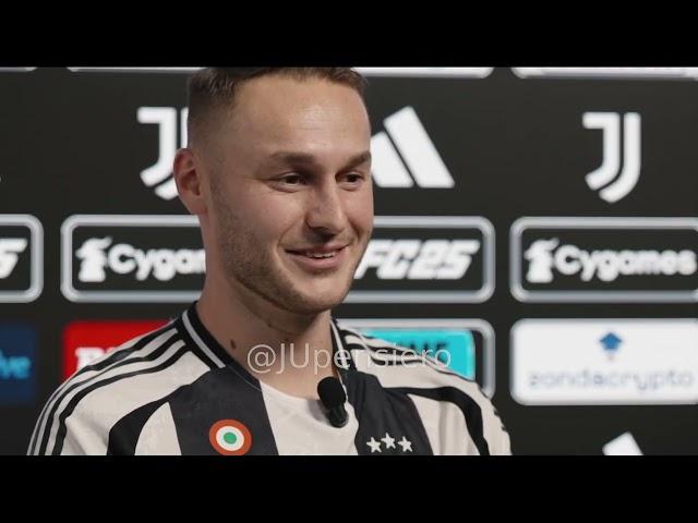 KOOPMEINERS 1° intervista come giocatore Juventus: "Finalmente felice nel club più grande d'Italia"