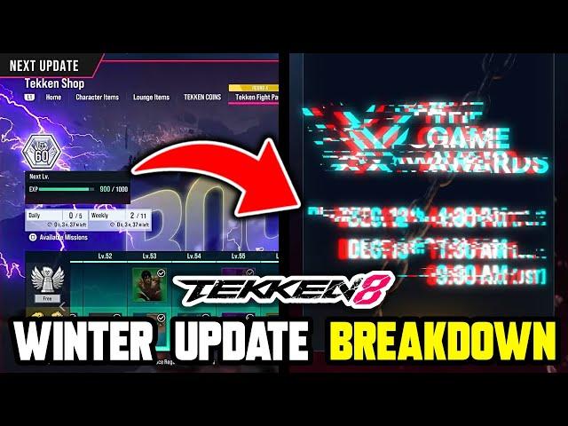 TEKKEN 8 - Winter Update Deep Dive + Predictions