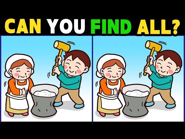 Spot The Difference : Only Genius Find Differences! Find 3 Differences! 【Normal】 800