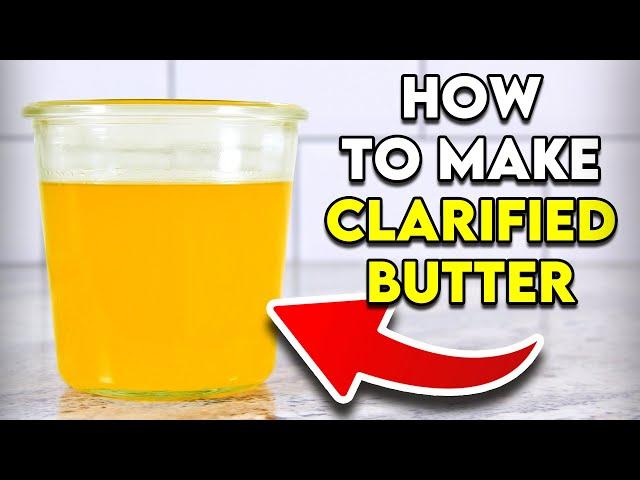 Make Perfect Clarified Butter Every Time! (The easiest method)