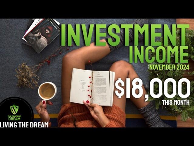 How I Made $18,000+ this Month in Investment Income | Stock Portfolio Review