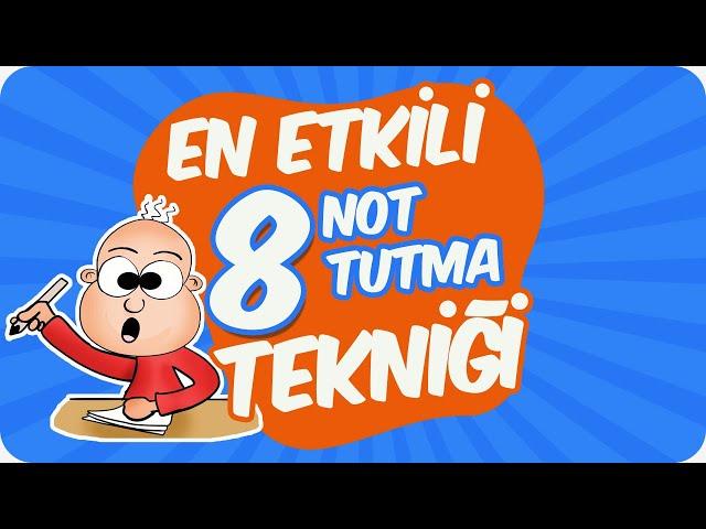 En Etkili 8 Not Tutma Tekniği  Verimli Çalışma Yöntemi