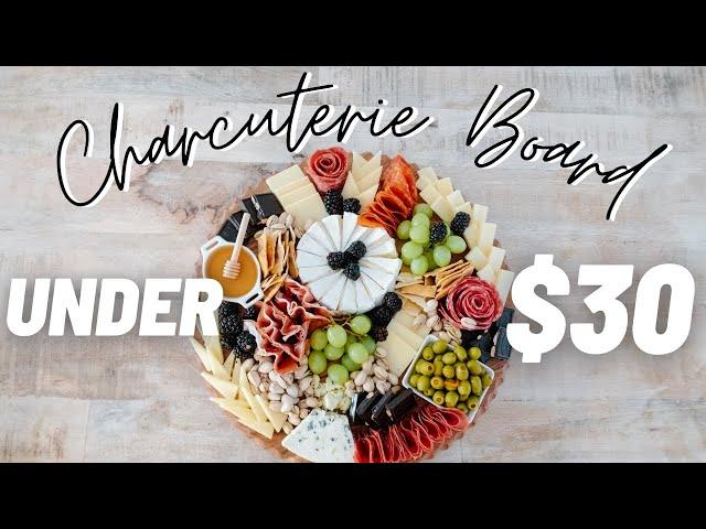 BUDGET CHARCUTERIE BOARD | How to make a beautiful and cheap graze board