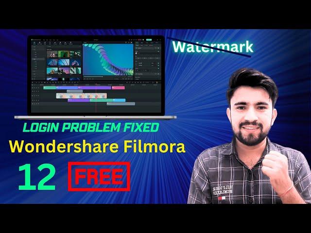 login problem fixed wondershare filmora 12 for life time #filmora #youtube