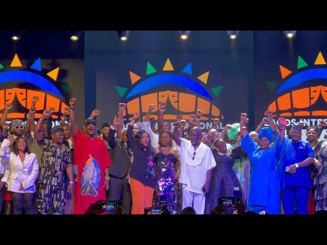 WATCH RICH AFRICA CULTURAL DISPLAY ON STAGE AT LAGOS INTERNATIONAL THEATRE FESTIVAL OPENING CEREMONY