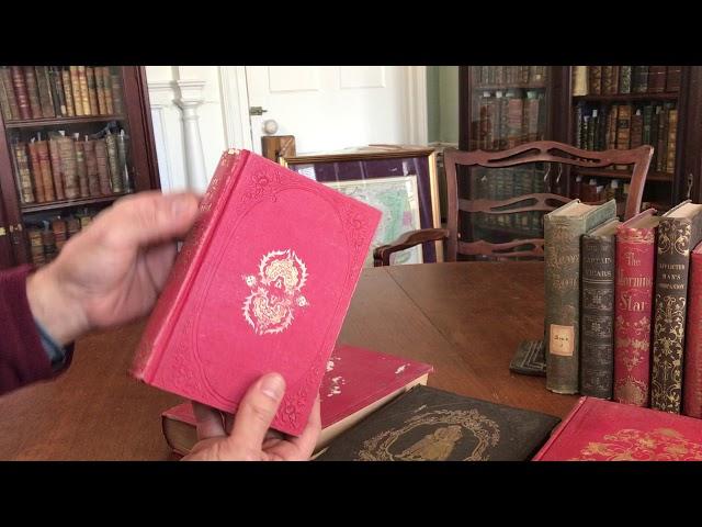 Antique Book collection- 10 decorative volumes 19th century