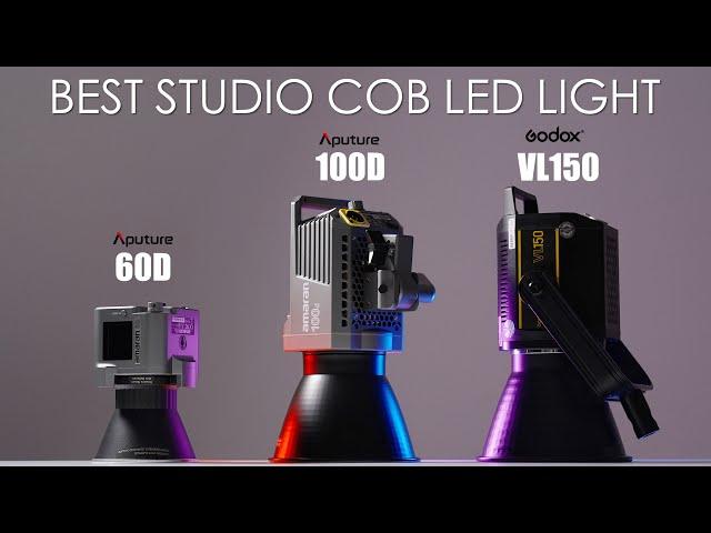 Best Studio COB LED Light Comparison | Amaran 60D vs Amaran 100D vs Godox VL150