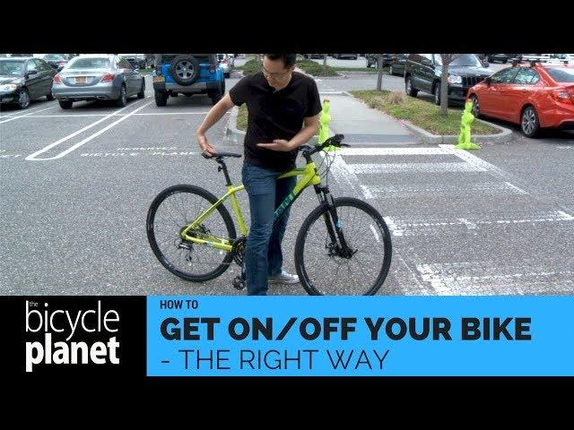 How to get on and off a bike (The right way...)