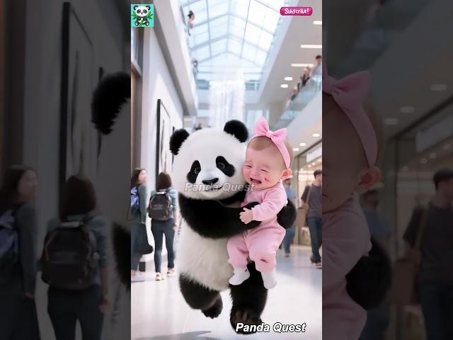 The Child Was in Danger… And a Brave Panda Saved #story  #wildliferescue  #panda