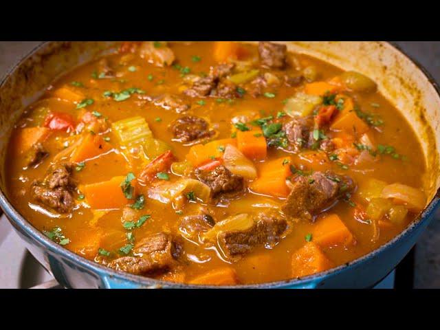 The Most Delicious Tomato Beef Stew in Europe [Hungarian Goulash, Easy Recipe]