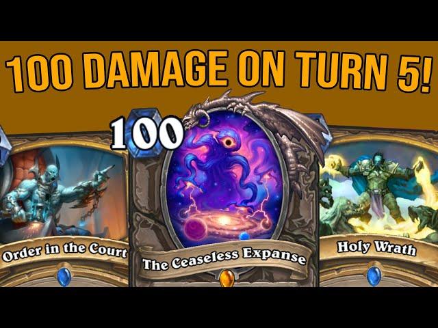 The Ceaseless Expanse COMPLETELY BROKE This Deck! | Wild Hearthstone Paladin Deck