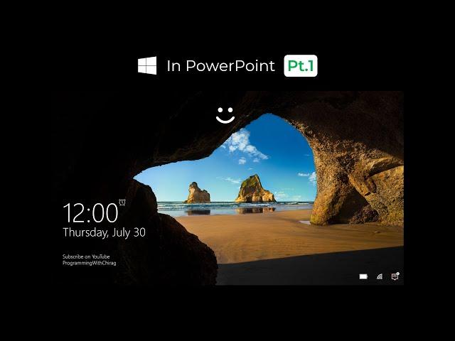 I Created Windows 10 in PowerPoint | Windows Inspired PowerPoint Template