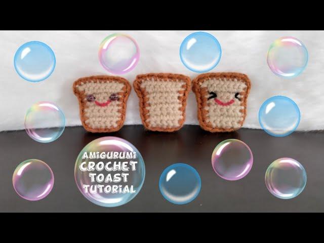 Amigurumi Crochet Mini Toast Tutorial || Full Pattern || Easy Beginner-Friendly