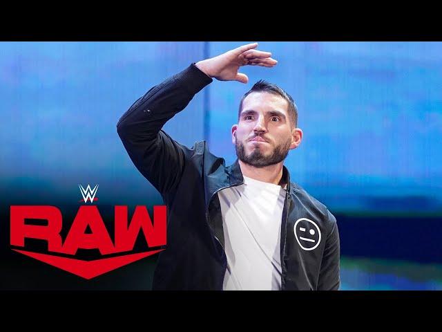 Johnny Gargano's entrance during his jaw-dropping WWE return: Raw, Aug. 22, 2022