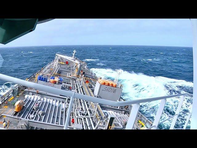 Ship Rolling in Atlantic Ocean Part-2 . Life inside bridge and Life at sea