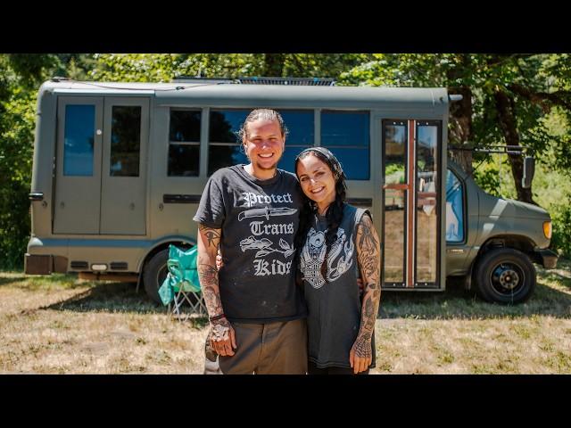 How We Built a Spacious Tiny Home in a Short Bus