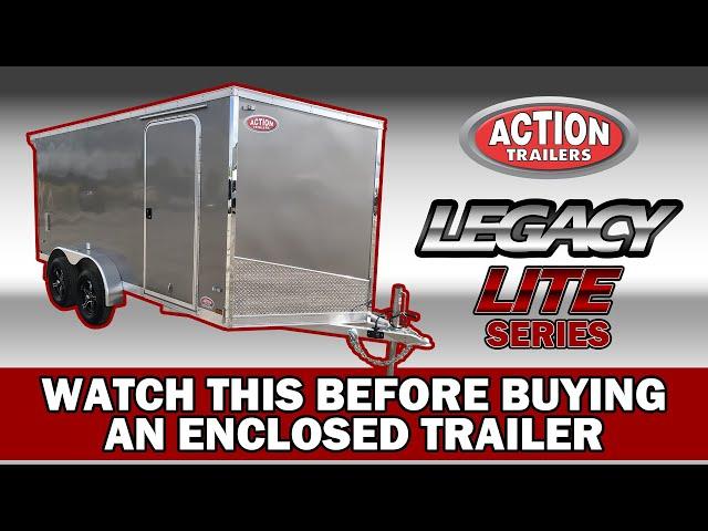 LEGACY LITE SERIES! Best Valued Aluminum Enclosed Cargo Trailer! Watch This Before You Buy!