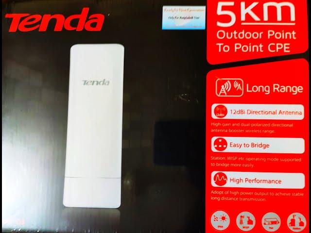 Tenda O3 Outdoor Point to Point CPE router.Long Range 5Km.