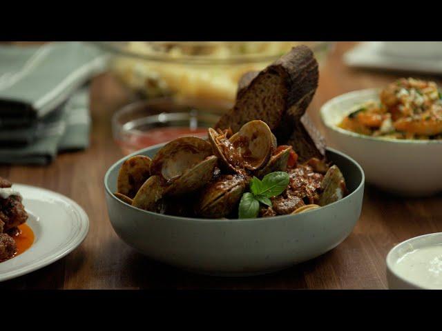 Braised Pork With Clams, Mariner's Style | Emeril Lagasse