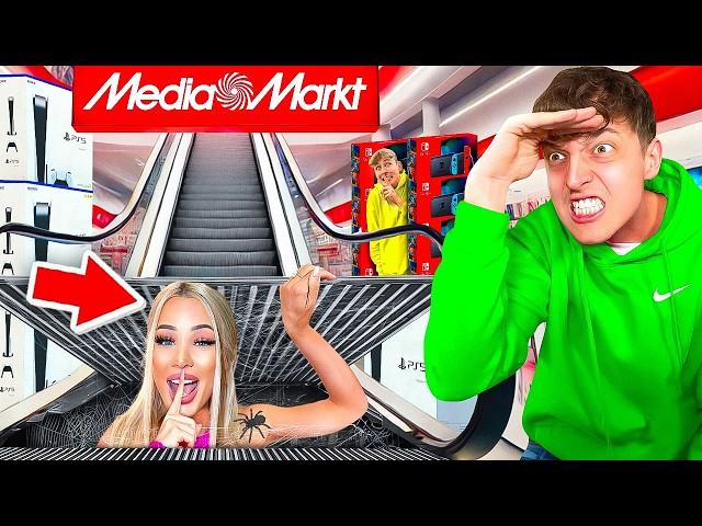 10.000€ EXTREM Hide and Seek NACHTS im MEDIA MARKT!  (sie BETRÜGT)