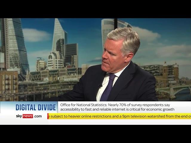 David Meads, Chief Executive, Cisco UK & Ireland speaks to Sky News