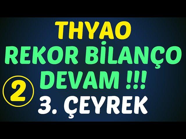 REKOR BİLANÇO TÜRK HAVA YOLLARI   #THYAO #bilanço #thyao  #borsa #bilanço #hisse #yorum