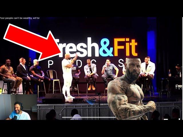 Wes Watson Almosts SMACKS Andrew Wilson On Fresh And Fit Live Show!?!