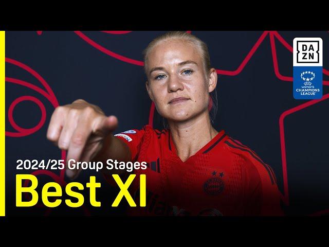 DAZN's Ultimate Best XI of the UEFA Women's Champions League Group Stages 2024/25