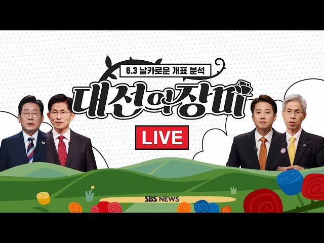 날카로운 6.3 대통령선거 예측 라이브..'대선의 장미' X '썰통령' 풀버전