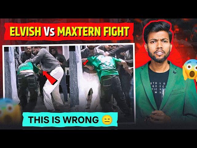 Elvish Yadav Vs Maxtern Fight | Who is Wrong ?