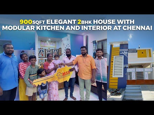 9 0 0 Sq.ft-ல் கட்டிய ஒரு அழகிய 2BHK தனி வீடு|சென்னை- VPT| 7904892124| 9790717513 | #srimsbbuilders