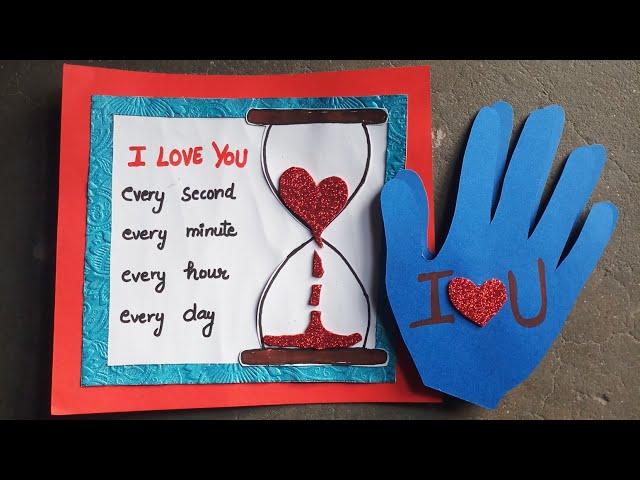 Easy and quick handmade valentine's day card | Sadhana Arora