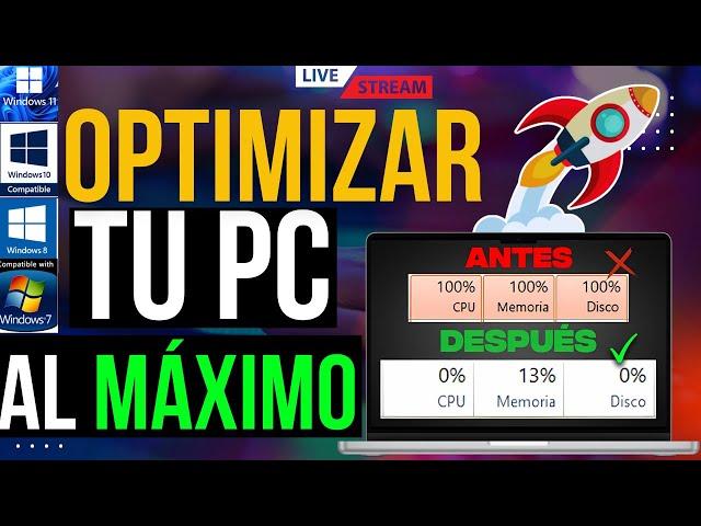  Acelera y Limpia Tu PC en 2024: Optimiza y Limpia Windows 7,8,10,11 sin Programas 