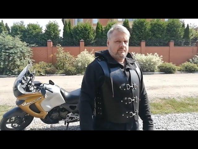 How to Make a Men Leather Vest - Как сделать кожаный жилет