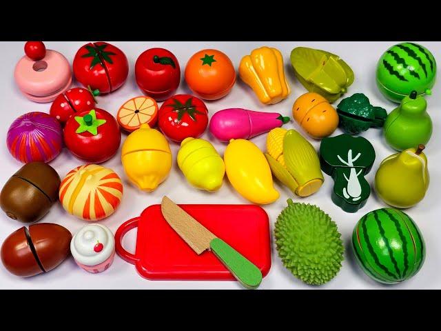 ASMR おままごと トントンおもちゃ 果物 カット音 Cutting Fruits Sounds ASMR with New Cutting Board Sound