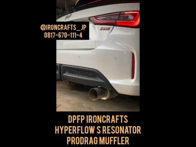 Honda City Hatchback GN5 with Ironcrafts ProDrag Muffler, Hyperflow S Resonator & Ironcrafts DPFP