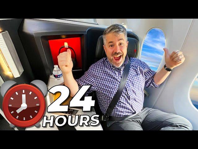 24hrs in Delta Air Lines' LUXURY SUITE (USA to Australia)