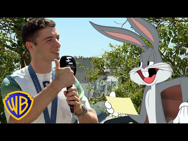 Rhys McClenaghan ️ Interview | Looney Tunes Presents: Sports Talk with Bugs Bunny | @wbkids