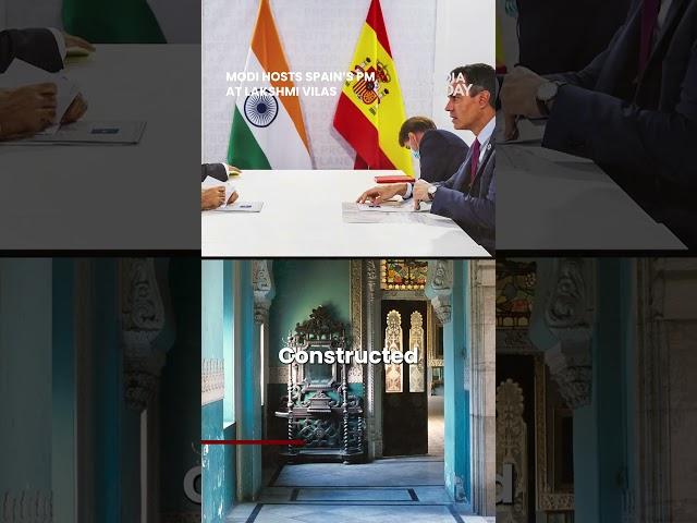 Historic Meeting: PM Modi and Spain’s PM Sanchez at Lakshmi Vilas Palace
