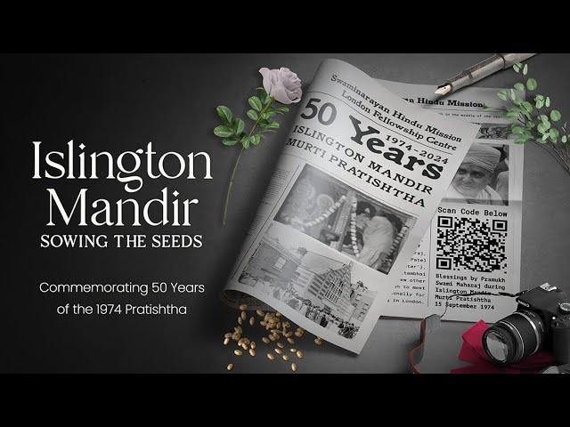 JOIN US: Commemorating 50 Years Since the New Murti-Pratishtha of Islington Mandir