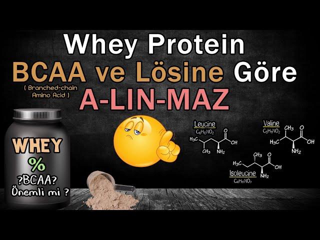 Whey Protein Alırken BCAA'sına bakmayın !