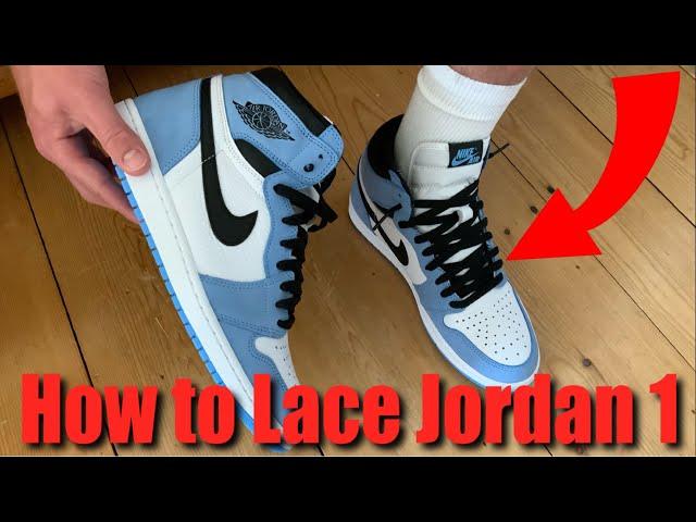 How to Lace Jordan 1 | Loosely