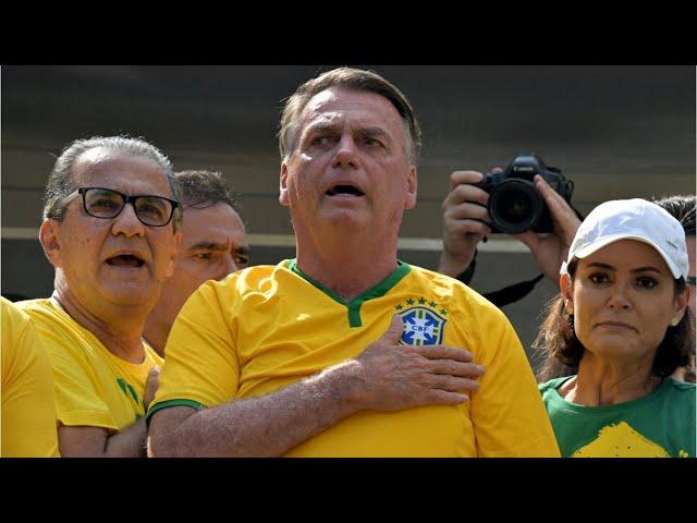 Brazil's Jair Bolsonaro holds huge protest amid potential prison sentence