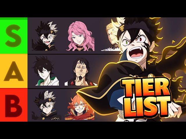 *UPDATED* PVP TIER LIST! BLACK DIVIDER UPDATE - BIGGEST META SHIFT EVER! | Black Clover Mobile